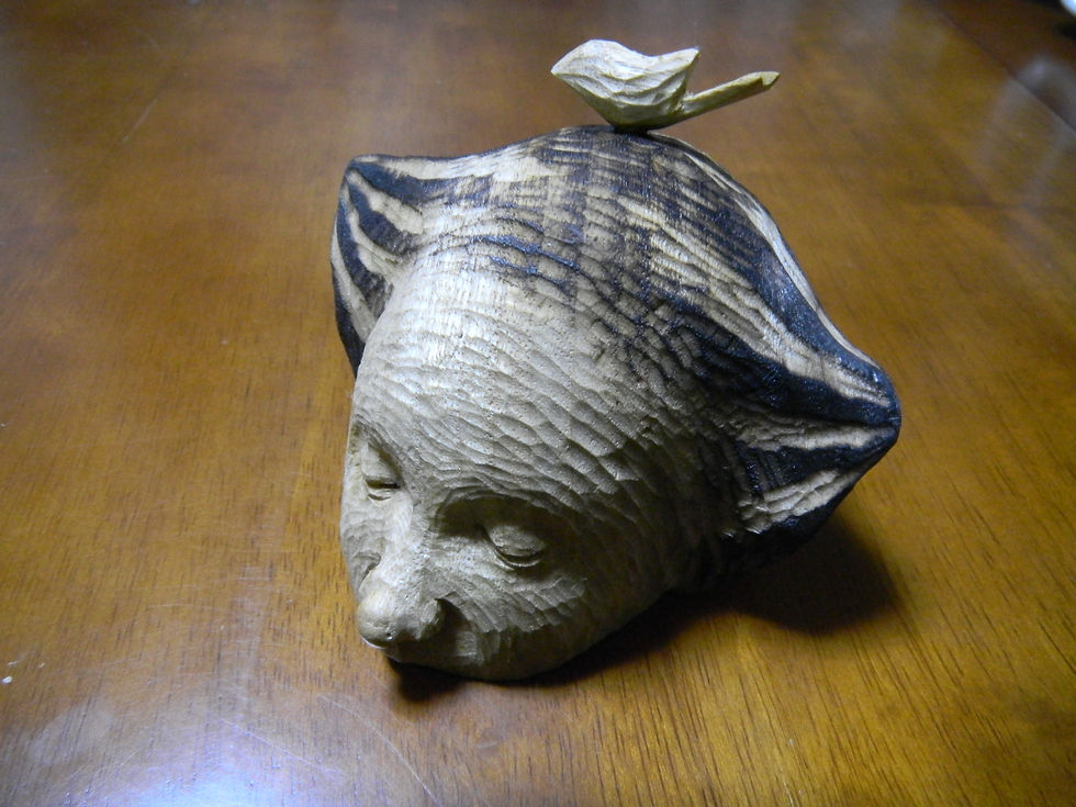 ★《空の記憶》　2012　クスノキ・焼き黒色