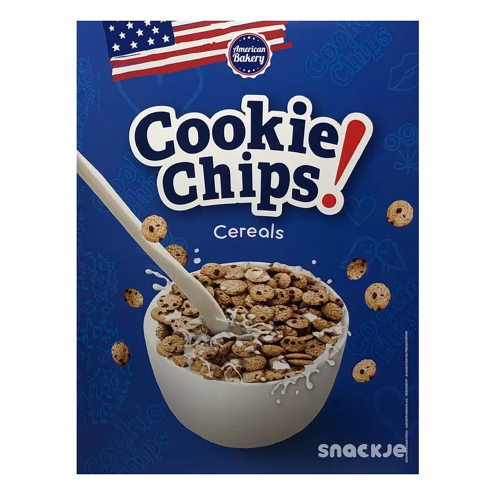 American Bakery Cookie Chips Cereal 22 x 180g