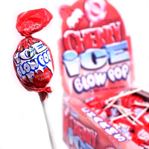 Charms Blow Pop Cherry Ice 48 x 18g AmericanFoodProducts