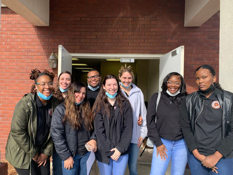 AUM Nursing Students Distribute Hundreds of WITKITS to Girls and Women in Need