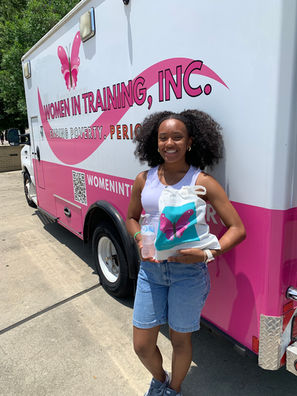 WIT Goes to College! Women in Training, Inc. Distributes Menstrual & Hygiene Supplies for Alabama State University's Women's Health Month 