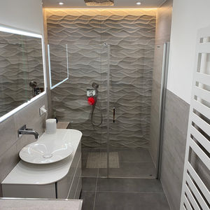 geflieste Badezimmer