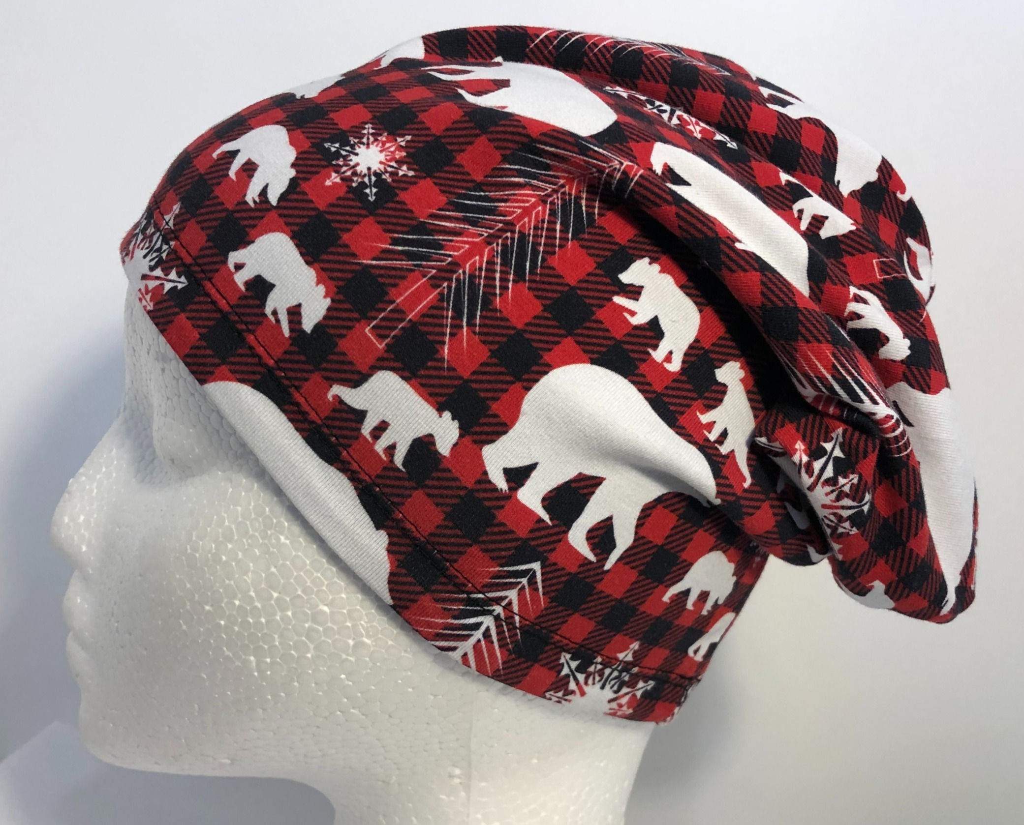 Polar Bears - Slouch Beanie 12-24M(19"), Child(21")