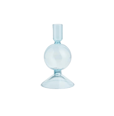 Blue Accent Candle