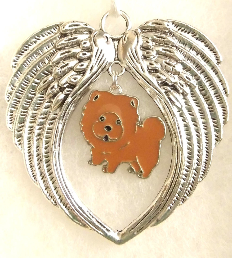 Thumbnail: Pomeranian Dog Memorial Sympathy Gift Loss of Pet Ornament
