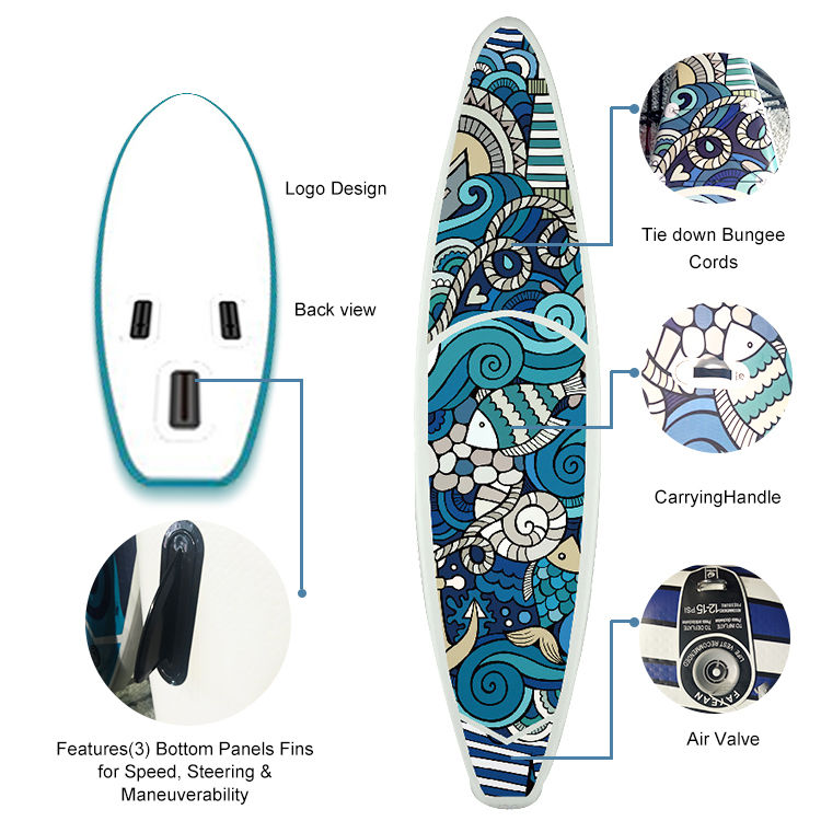 Miniaturbild: FAYEAN SEA - Stand Up Paddle 350x84x15cm
