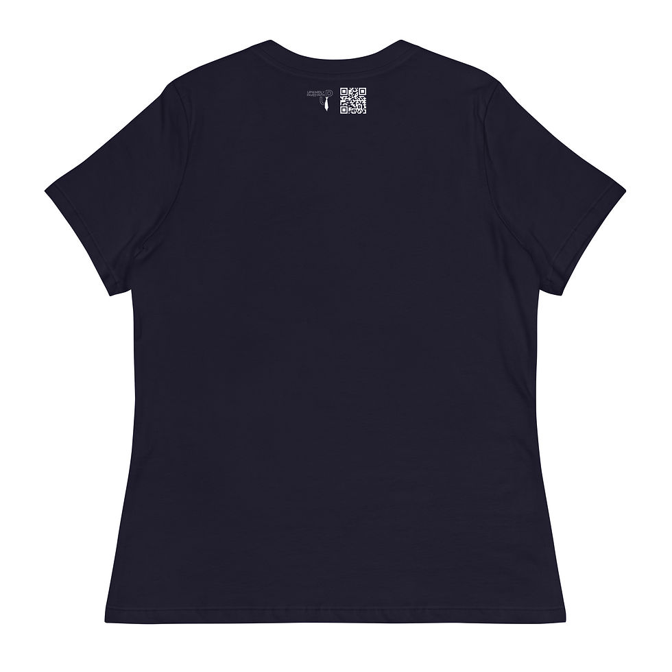 Thumbnail: Boss Babe in Bliss Repeat (Dark) Women's Relaxed T-Shirt