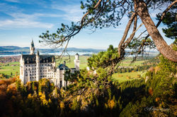 Neuschwanstein in autumn