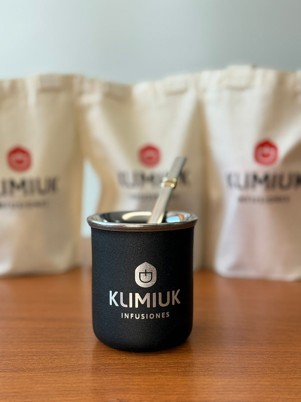 Miniatura: 12 Mates + Bolsa Personalizados.