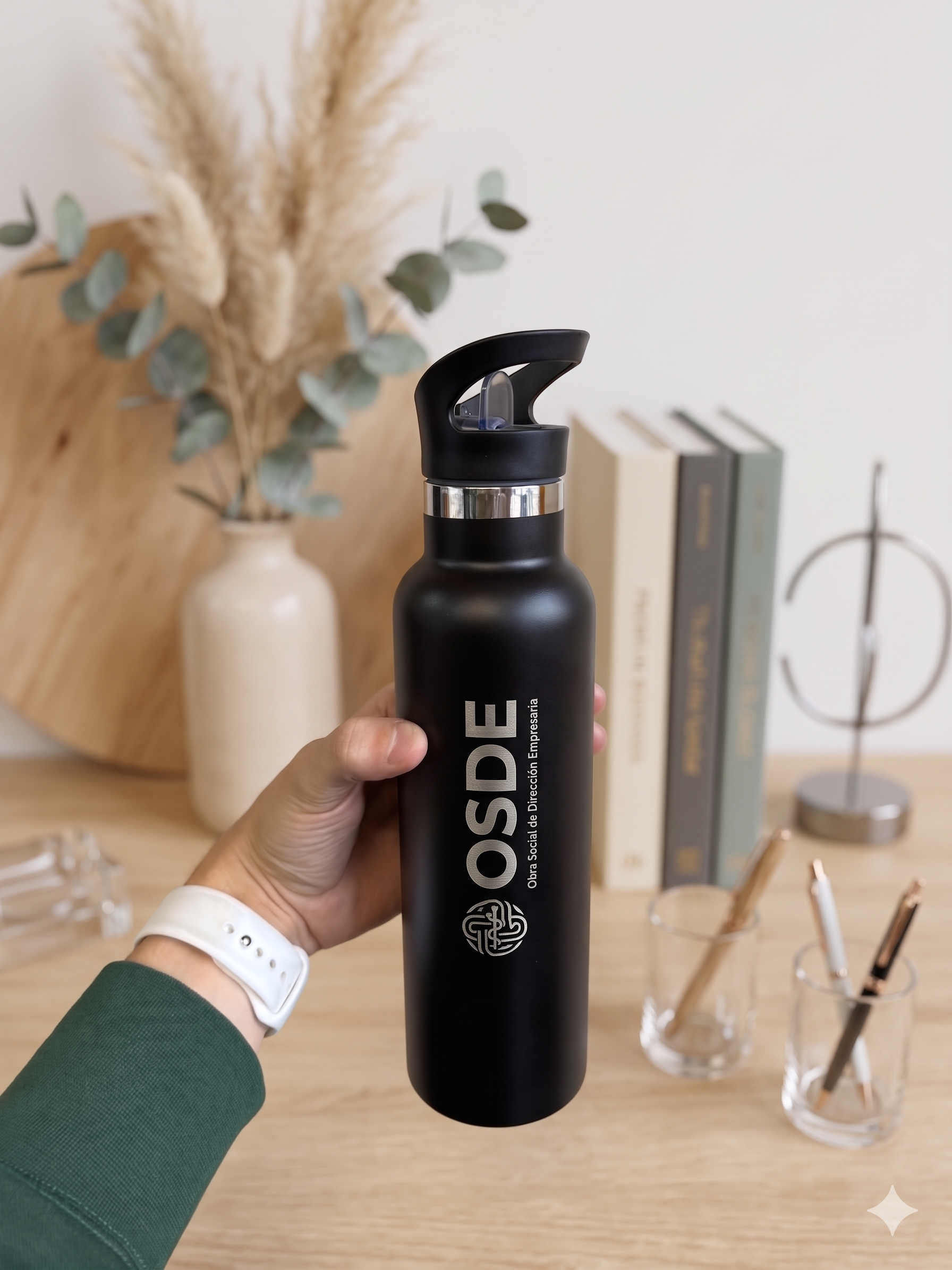 10 Botellas Acero Inox Personalizadas