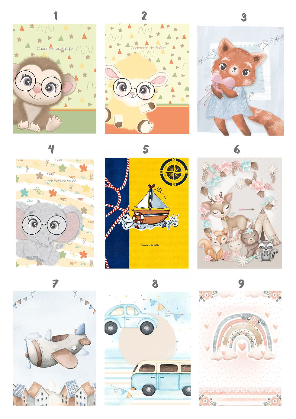 Miniatura: Caderneta de Saúde com nome