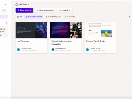 Gamma App - A New Medium for Presenting Ideas