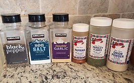 A blend of salt, pepper, garlic powder, onion powder, paprika and parsley for the perfect all-purpose seasoning blend to be used on virtually everything in your everyday cooking