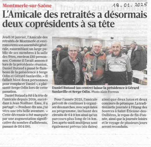 Article presse AG du 16-01-2025