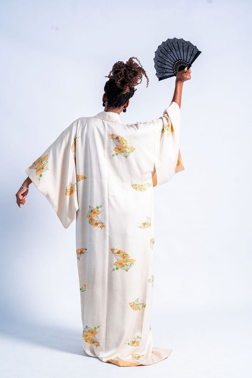 Thumbnail: Kiku Fan Kimono