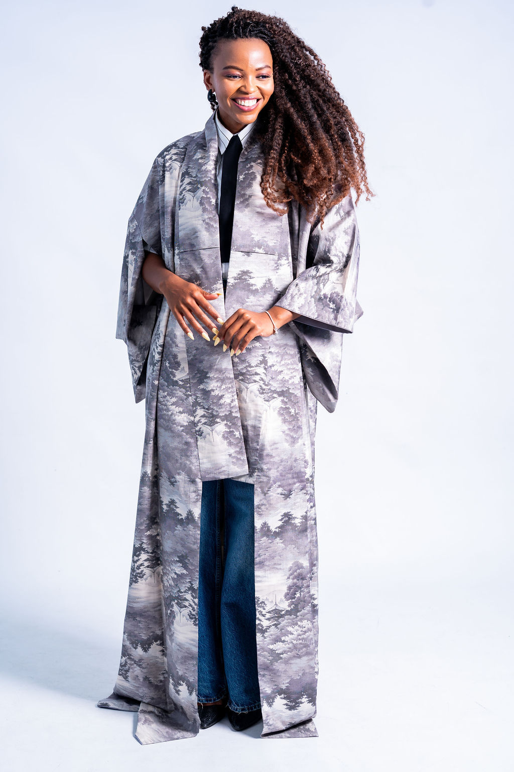 Silver Pines Kimono