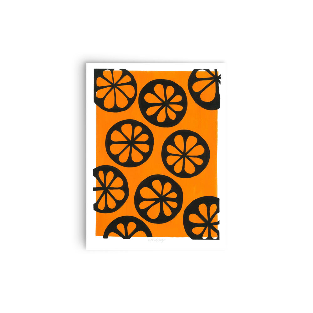 Orange Slices - Photo paper poster