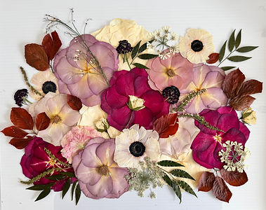 pressed wedding flowers oregon, pressed wedding florals bend oregon, wedding flower preservation portland, wedding flower preservation seattle, pink roses, float frame, wedding ribbon, bridal bouquet, preserved bridal bouquet washington, pressed bridal bouquet washington, pressed wedding flowers california, pressed flowers idaho, white peony, spray roses, purple ribbon, flower preservation in portland oregon, flower preservation seattle,