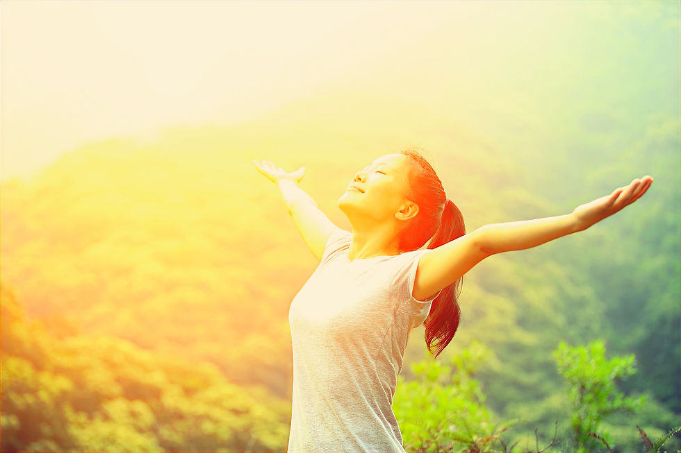 Woman Enjoying Nature