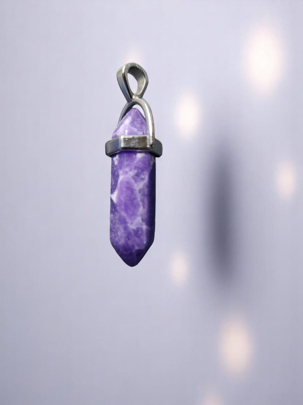 Hexagonal Gem Pendants