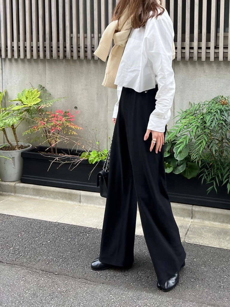 サムネイル： STRAIGHT SLACKS(BLACK)
