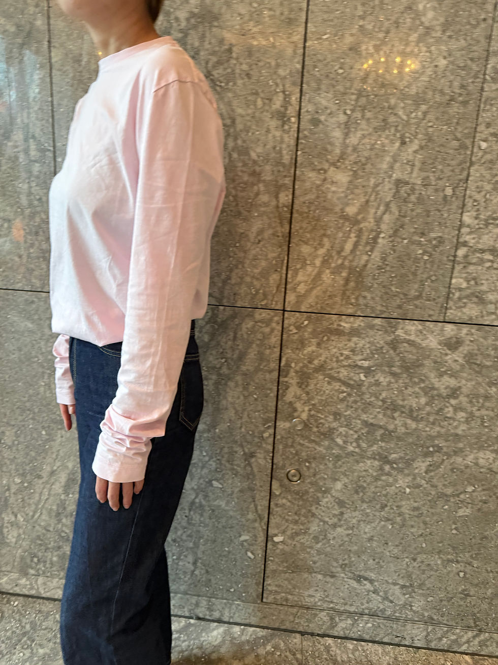 サムネイル： LONG SLEEVE TEE (PINK)