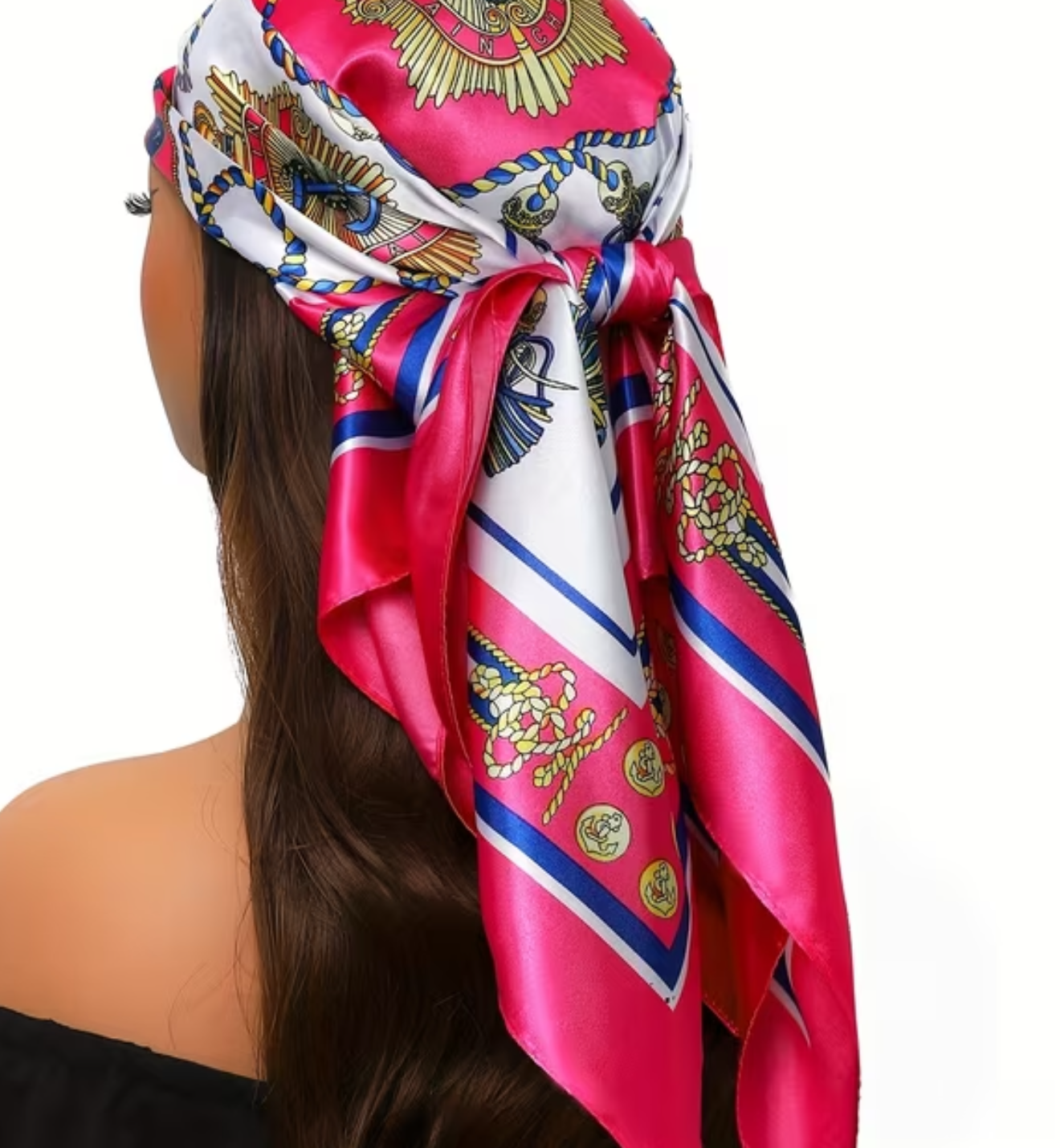 Luminous Sheen Satin Scarf