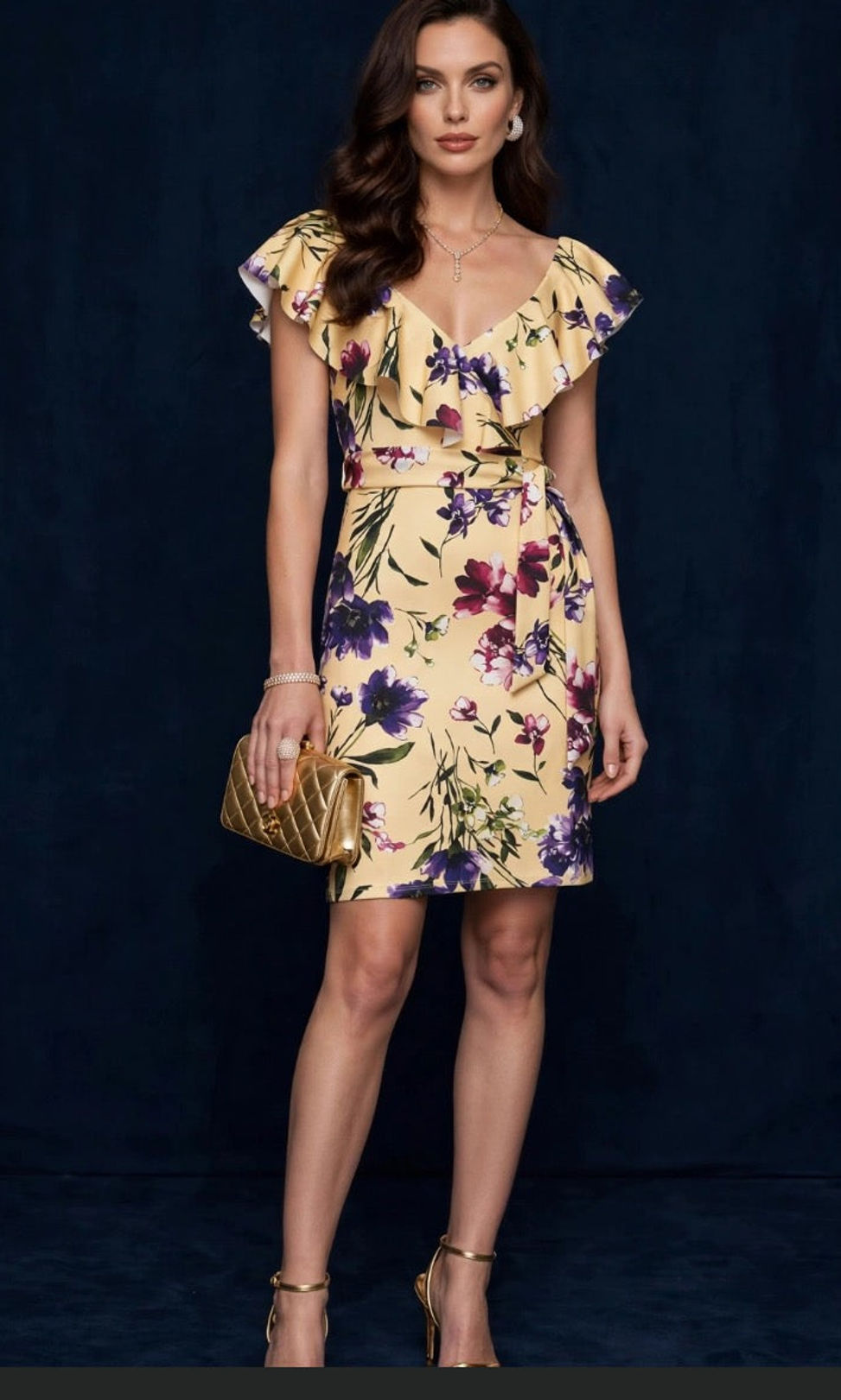 Thumbnail: Ruffle V Dress