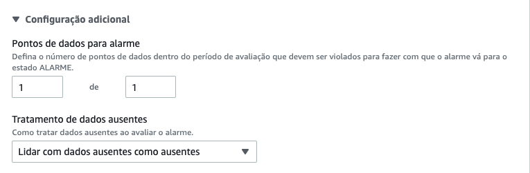 Cloudwatch alarm