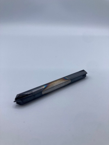 Sangwoo Precision 1/4" 4-Flute Double End Chamfer Mill - TIALN Coated, Solid Carbide