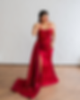 Thumbnail: Rose Inferno Silk Gown