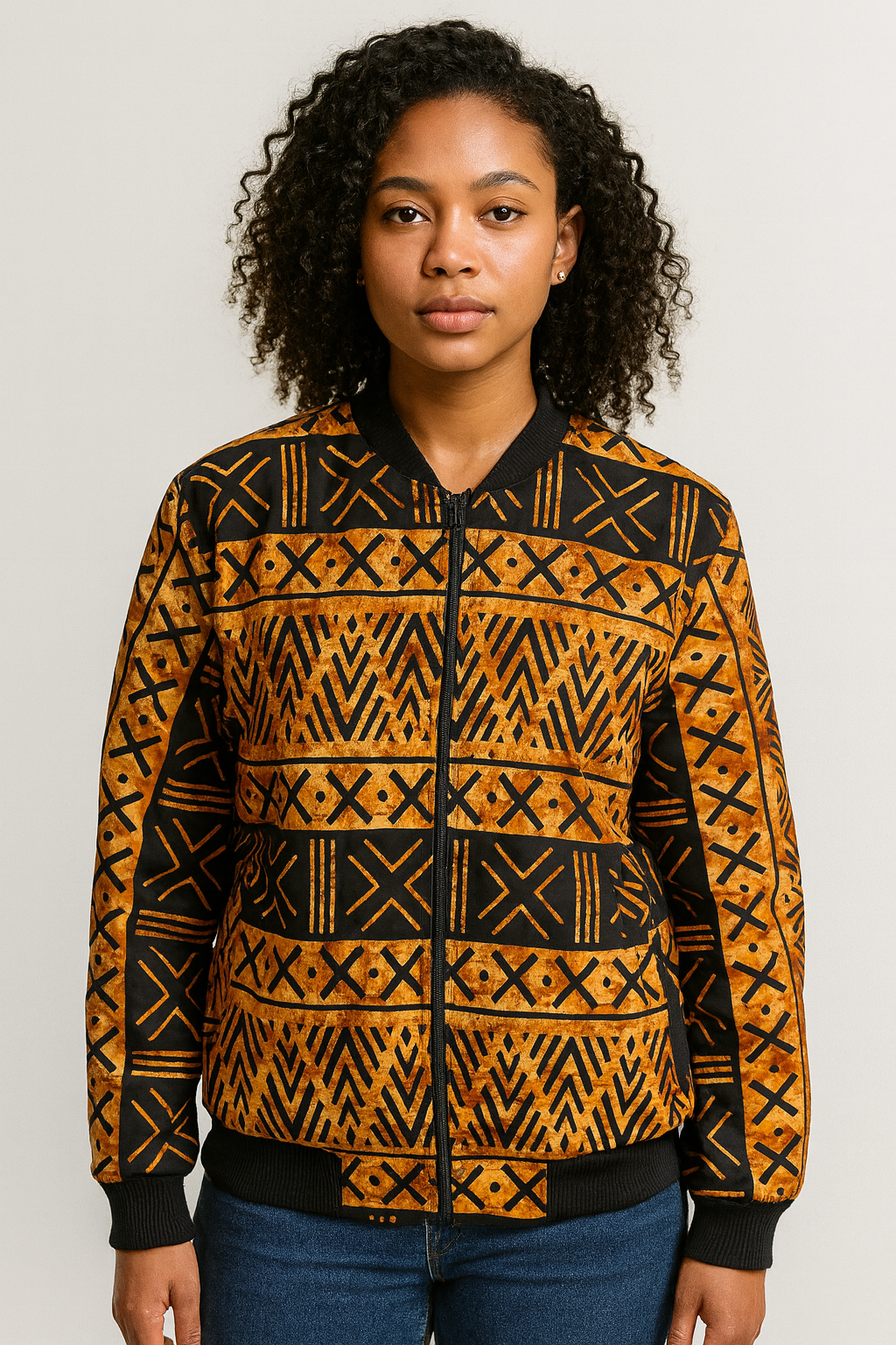 Denzel Bomber Jacket - Brown 2