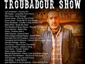 John Godfrey's Troubadour Show #37 Playlist