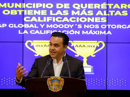 Querétaro la calificación más alta otorgada por Standard & Poor’s para un municipio del país