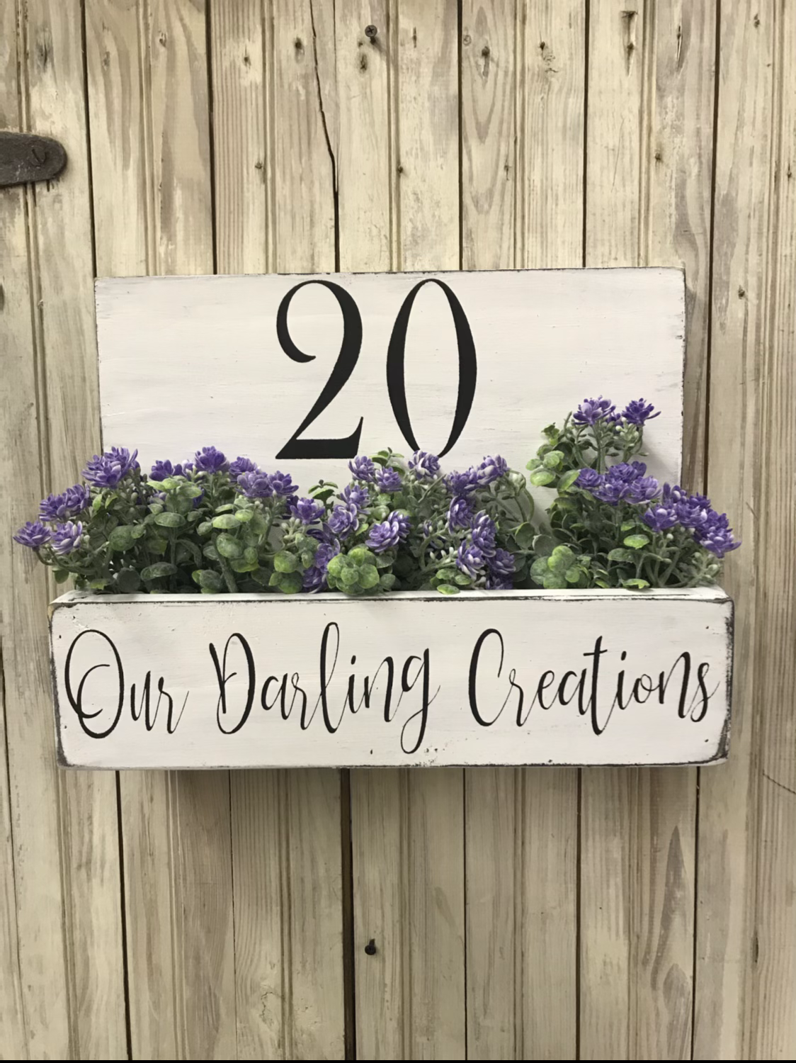 👩‍🎨House Number Flower Box 