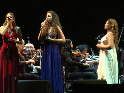 Noa with Shiri Hershkovitz and Tal Bergman sing “Hayu Leilot” (There were Nights)