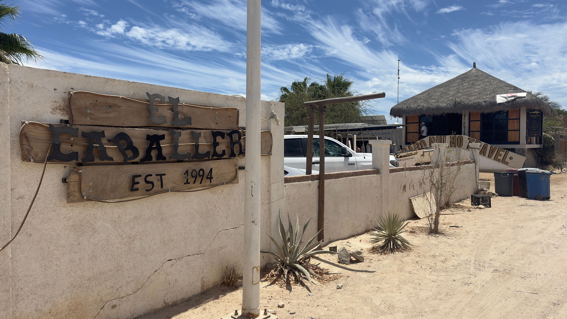 The dive center in Cabo Pulmo