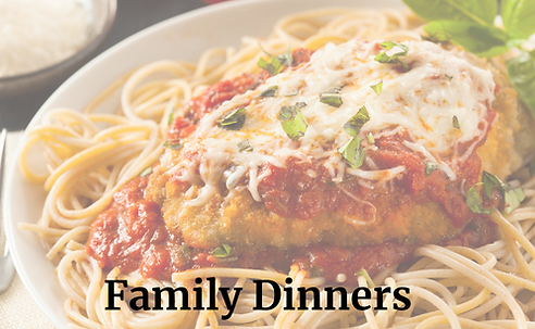 Family Dinners - Dinners that feed a family of 4-5 people