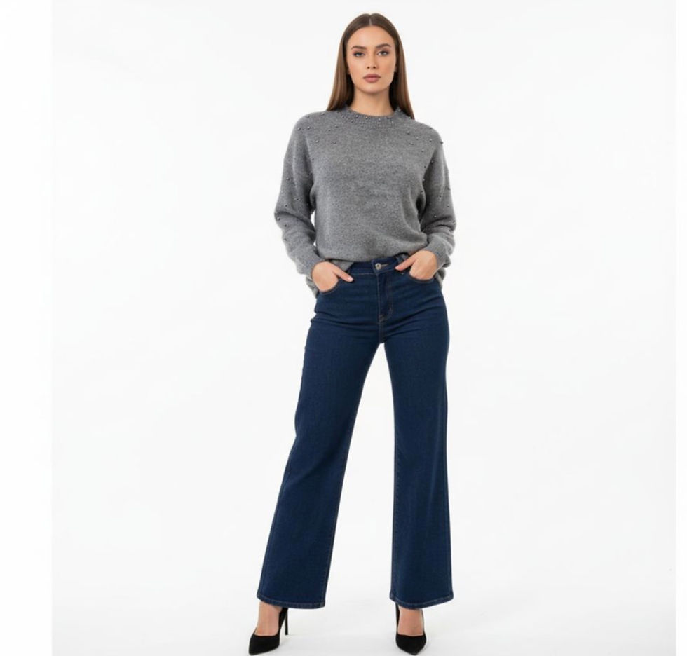 Miniature : Pull et jean taille haute strech 