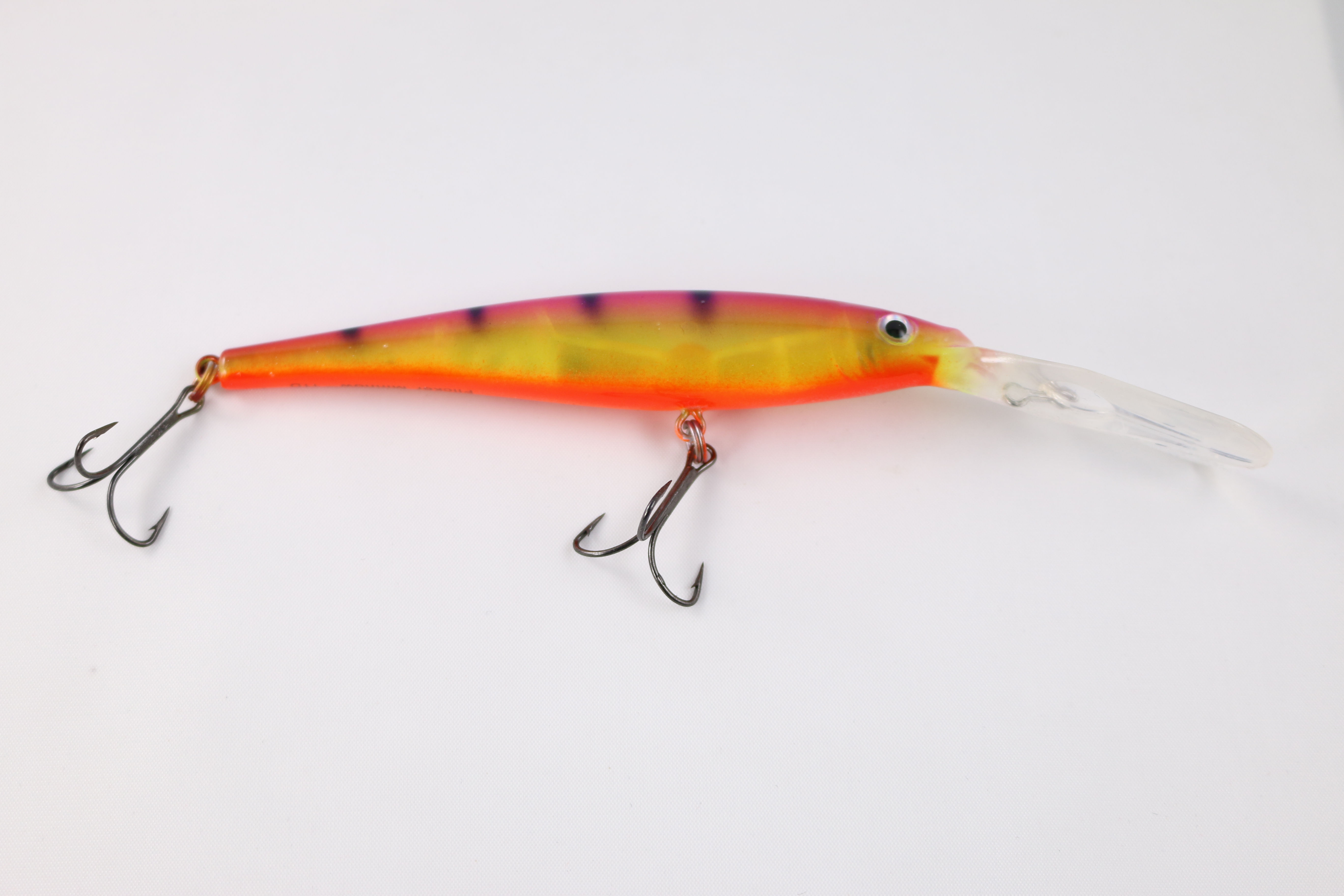 JT Custom Flicker Minnow Purple Fire Tiger