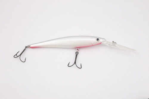 Berkley Flicker Minnow Fishing Lure - 1/4 Oz Slick Pearl Silver Minnow Bait For Freshwater