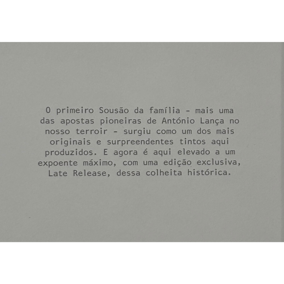 Miniatura: Herdade Grande Sousao Late Release