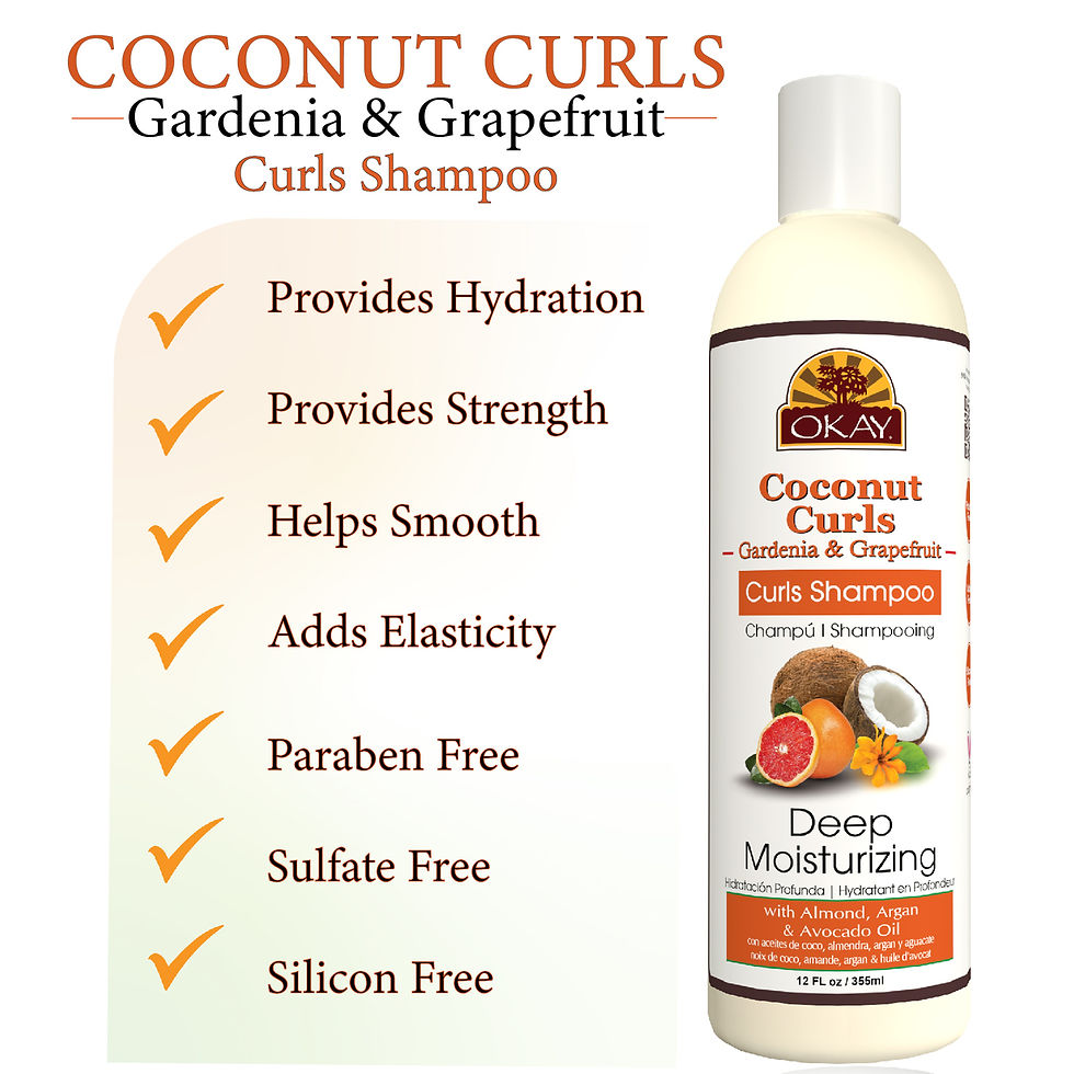 Thumbnail: Coconut Curls- Gardenia & Grapefruit Shampoo 12oz