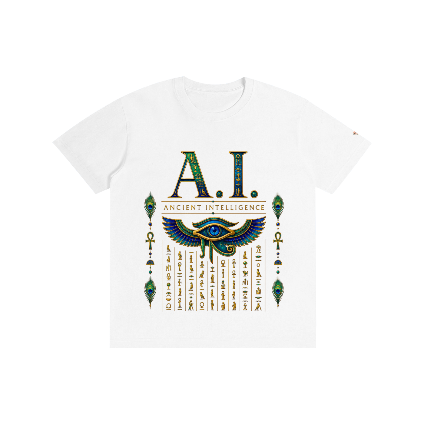 A.I. Ancient Intelligence | Eye of Wisdom Premium Graphic Tee
