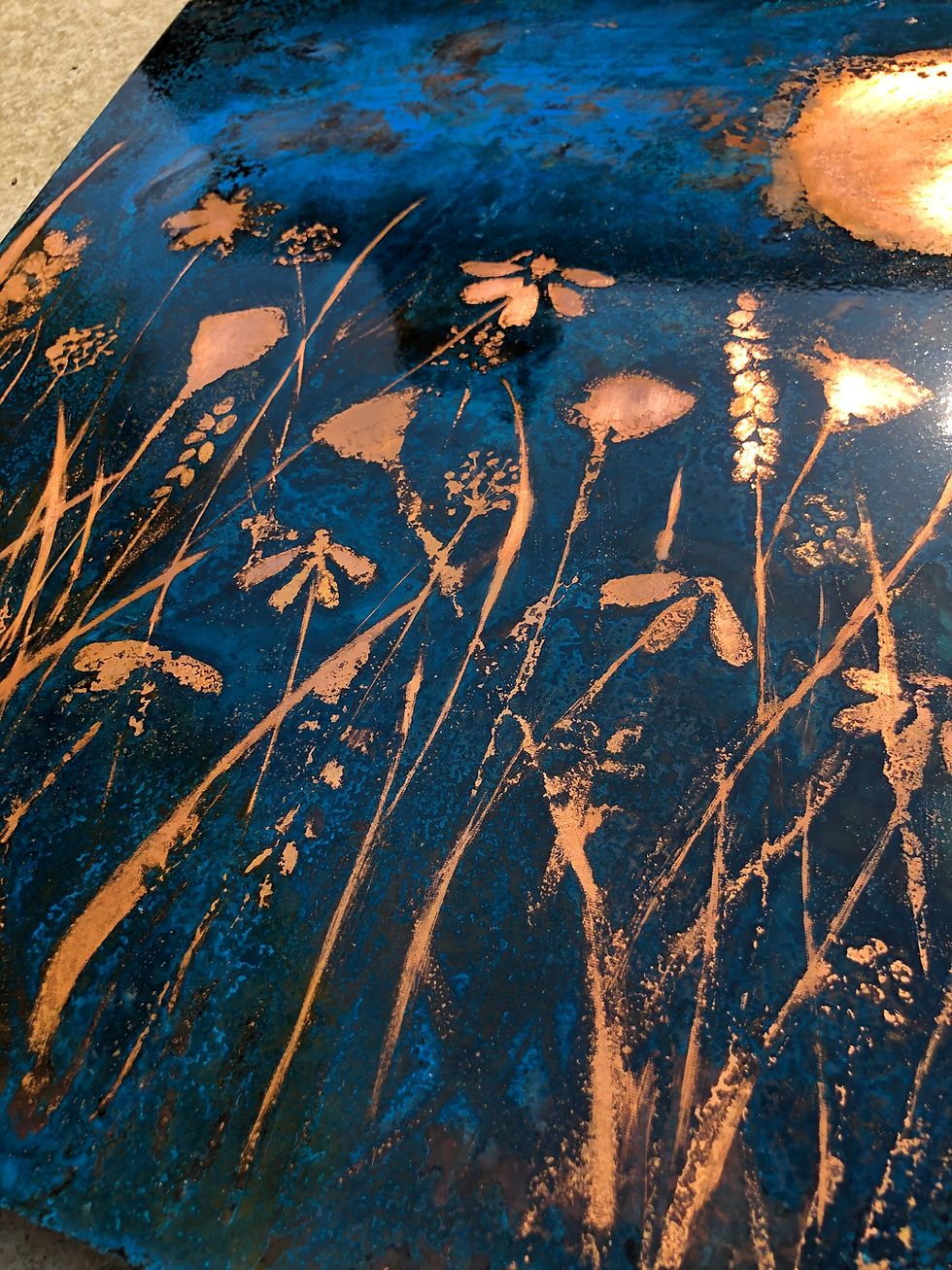 Thumbnail: 'Midnight Copper Meadow' SOLD