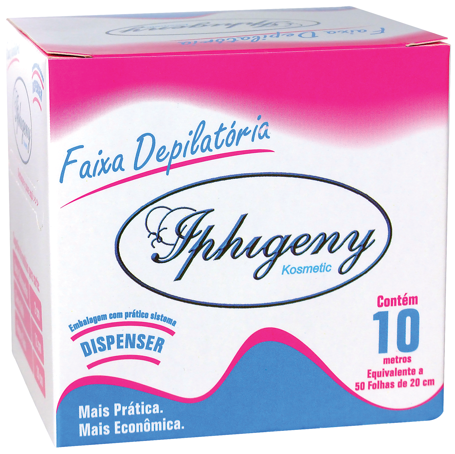 Faixa Depilatória Rosa 10mts Iphigeny