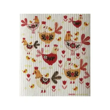 Swedish dishcloth fun chickens