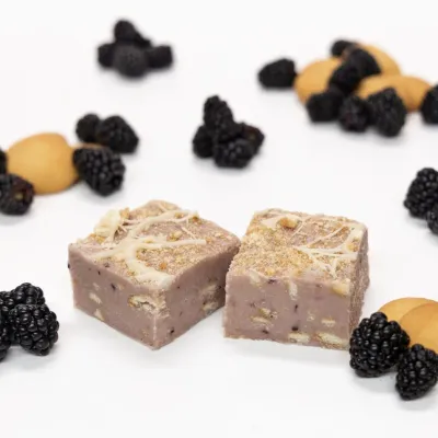 Blackberry Cobbler Fudge
