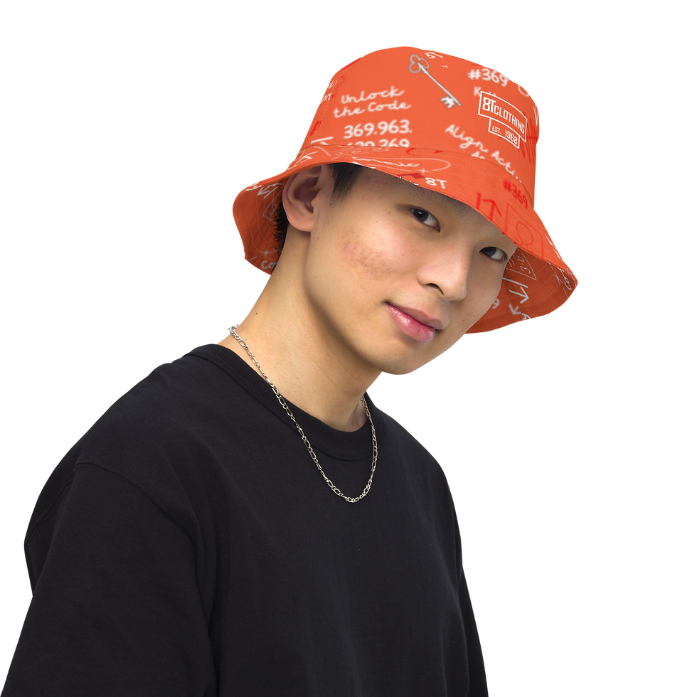 Thumbnail: KAELUM - 369 Doodle - Unisex Reversible Bucket Hat