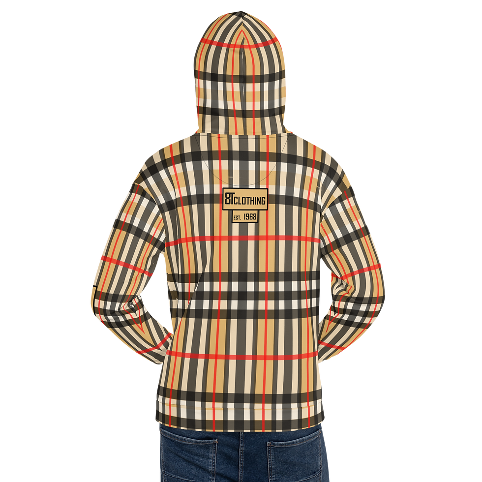 Thumbnail: 8T Clothing Founders Plaid  - Unisex Hoodie